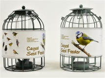 Green Jem Dome Shaped Caged Seed Feeder
